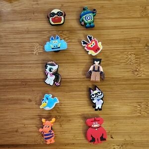 Colorful Cartoon Character Shoe Charms